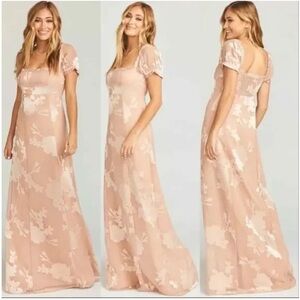 M-Show Me Your Mumu Brittany Otherwise Engaged long Elegant Floral Maxi Dress